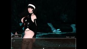 resonance [ futanari hentai game pornplay ] ep.7 caught by suprise by the blue skin naughty succubus in the cave