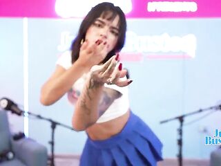 From tattoo artist to porn star! LuaDyet lets loose like a lascivious doxy, masturbating until this babe trembles!