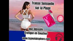 Diaper Lover Transe sensuelle sur la plage : une odyss&eacute_e &eacute_rotique en couches