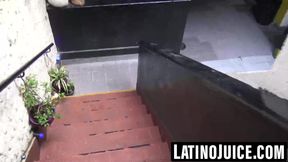Jocks convert straight Latino lads into cock lovers