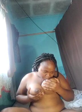 Watch Me Rub My Black Pussy