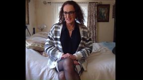 Naughty Wife in Black and White