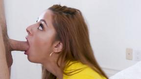 ”FAMILY STROKES Bombshell teen Vanna Bardot swallows cum after taboo banging”