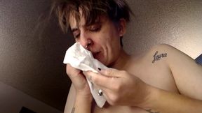 Sneeze Stifled Snot Spit Showing Your Face