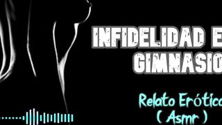 Infidelidad en el gimnasio - Relato Erótico - (ASMR) - Voz y gemidos reales