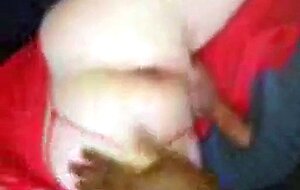 my sissy in red night gown