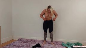 Hot Blonde Yoga Pants Try on Haul