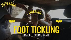 Dominates a man and tickles him in his car (T)