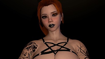 Fucking a Goth Redhead Girl in POV