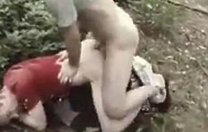 Raw fuck in the forrest