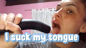 I suck my tongue with a vacuum cleaner!!