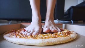 Pizza Crushing Custom - French Tip - Little Caesars - He Ate This