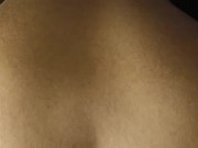 Fast and deep anal gape on my knotted dildo