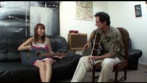 Young Darling's Guitar Lesson Turns Into Bare Blowjob And Many Fetishes Accomplished! (mp4 sd)