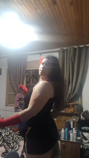 Fiery whore from the cabaret of Salvador Bahia