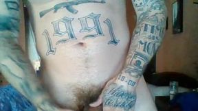 Bobby Bacala Strokes His Cock in the Show