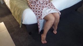 Amateur Blonde Wife Enjoys Sex Half Naked