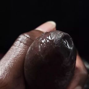 Thick Veiny Black male cock erupts. (Wear Headphones)