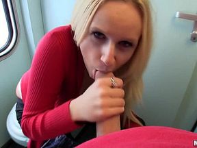 Angel Wicky Fuck In The Train Toilet