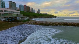 Surfing with friends from Argentina