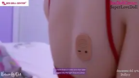 Youtuber Kaito unboxes a alluring silicone doll with huge Asian-style boobs and