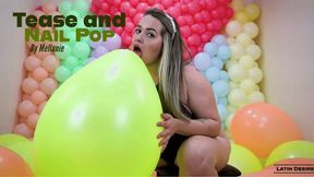 Melanie Tease And Nail Pop Neon 16" balloons - 4K