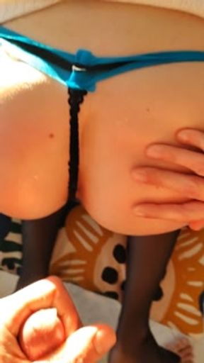 I want to be fucked in the ass like a real slut and he pleases me fucking me to orgasm