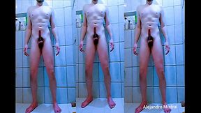 Macho mexicano se hace una paja