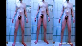 Macho mexicano se hace una paja