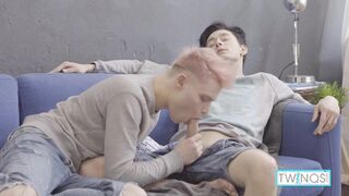 Subjugated Goth Twunk! Pinkish Hair Oliver Gets Caboose Dicked By Fat Boner Logan!