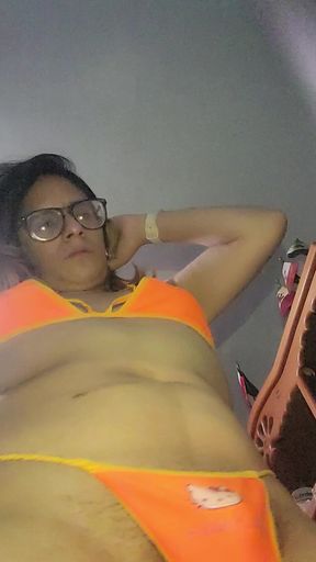 Beautiful Trans Girl Uses Her Favorite Vibrator