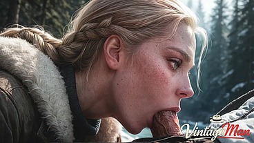 Stray forester pervert fucks a lost tourist [AI]