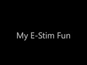 Estim e-stim electro cum milking
