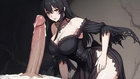 demure gothic girl with rock star - full movie 1 hentai