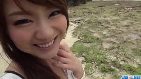 Mayuka Akimoto FlStepAunts Her Hairy Twat in Steamy Outdoor Scenes