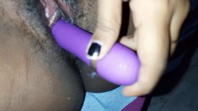 Indian Midnight Pussy Play with Vibrator