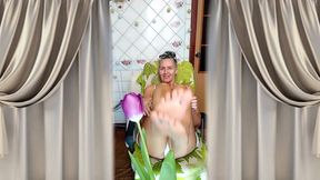 Hot Housewife Lukerya Flirts Online and Shows Off Her Appetizing Feet