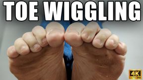 Toe Wiggling - Toe Crunching - 4k UHD 2160p - KingMarti