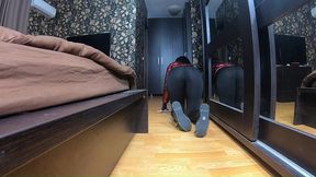 double pleasure with milfycalla – episode 32 of 47 – leather, anal, blowjob & messy finish