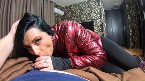 double pleasure with milfycalla – episode 32 of 47 – leather, anal, blowjob & messy finish