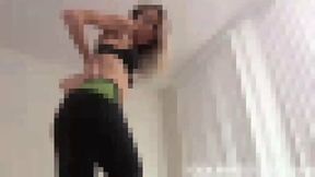 You can jerk off while I do my daily yoga routine &ndash; JOI