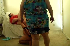 Slave boy is made to eat pussy for his mistress part 2 foot worship