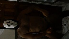 H&eacute_tero dom comedor de cu se preparando para meter vara