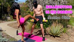 Ballbusting is my Cardio