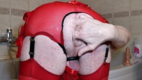 depraved santa relaxes after xmas