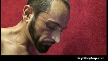 Gloryholes and Handjobs - Gay wet blowjobs through a hole 28