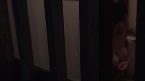 Watching shot of someone masturbating from outside