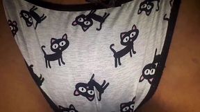 Sexy cousin shows off her hot panties