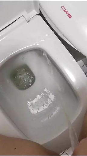 I make a mess in a public restroom.