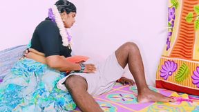 Indian Beautiful Saree Stepsister and Stepbrother Telugu Dirty Talks.